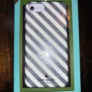 New Kate spade iPhone glitter case